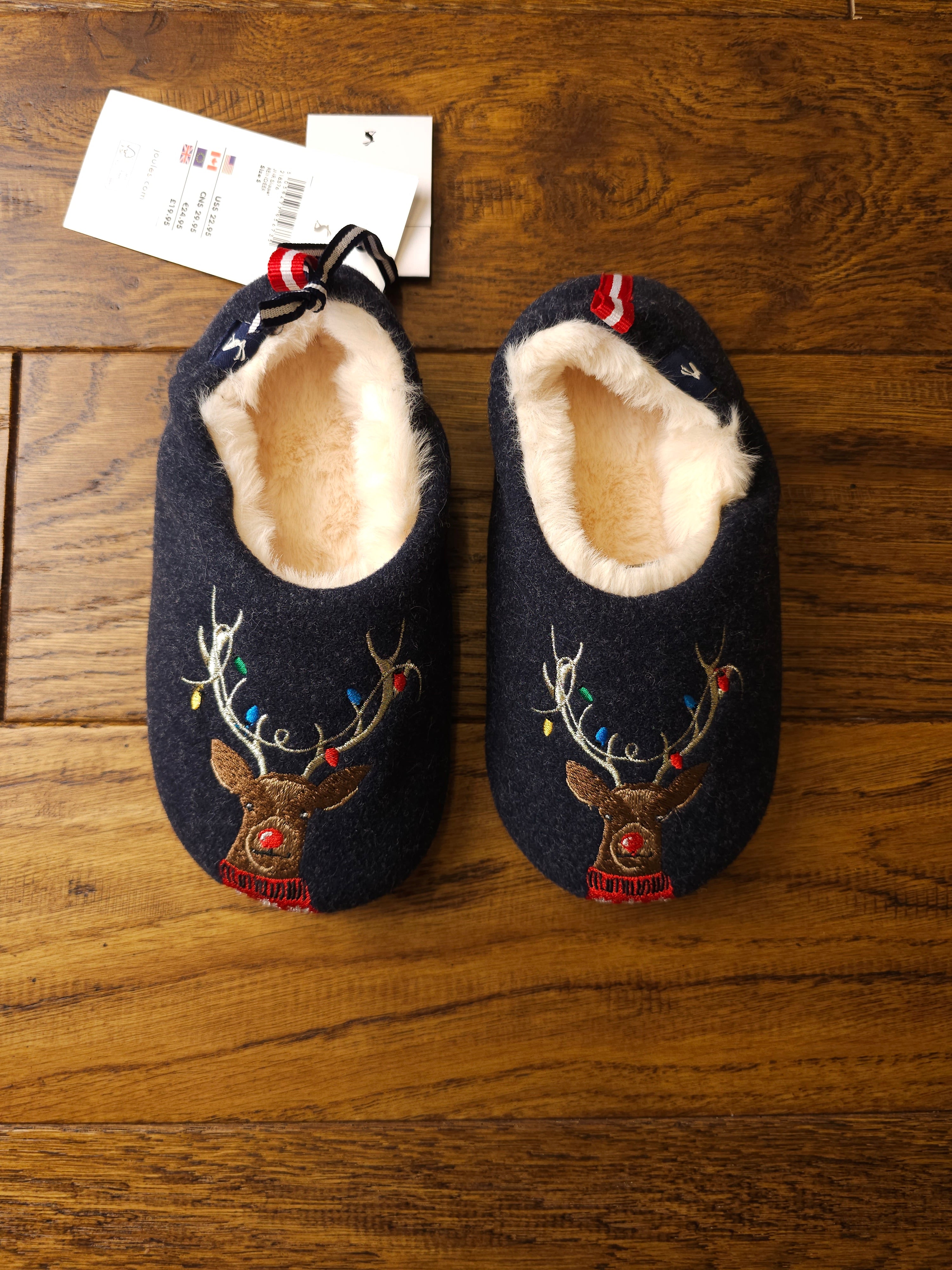 Reindeer discount kids slippers