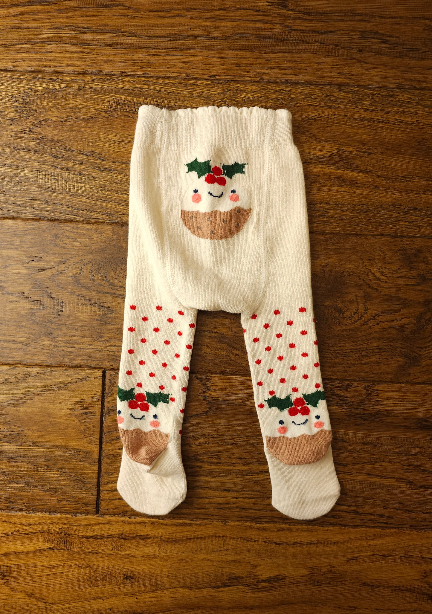 Next Christmas Pudding Tights 0-3 Months