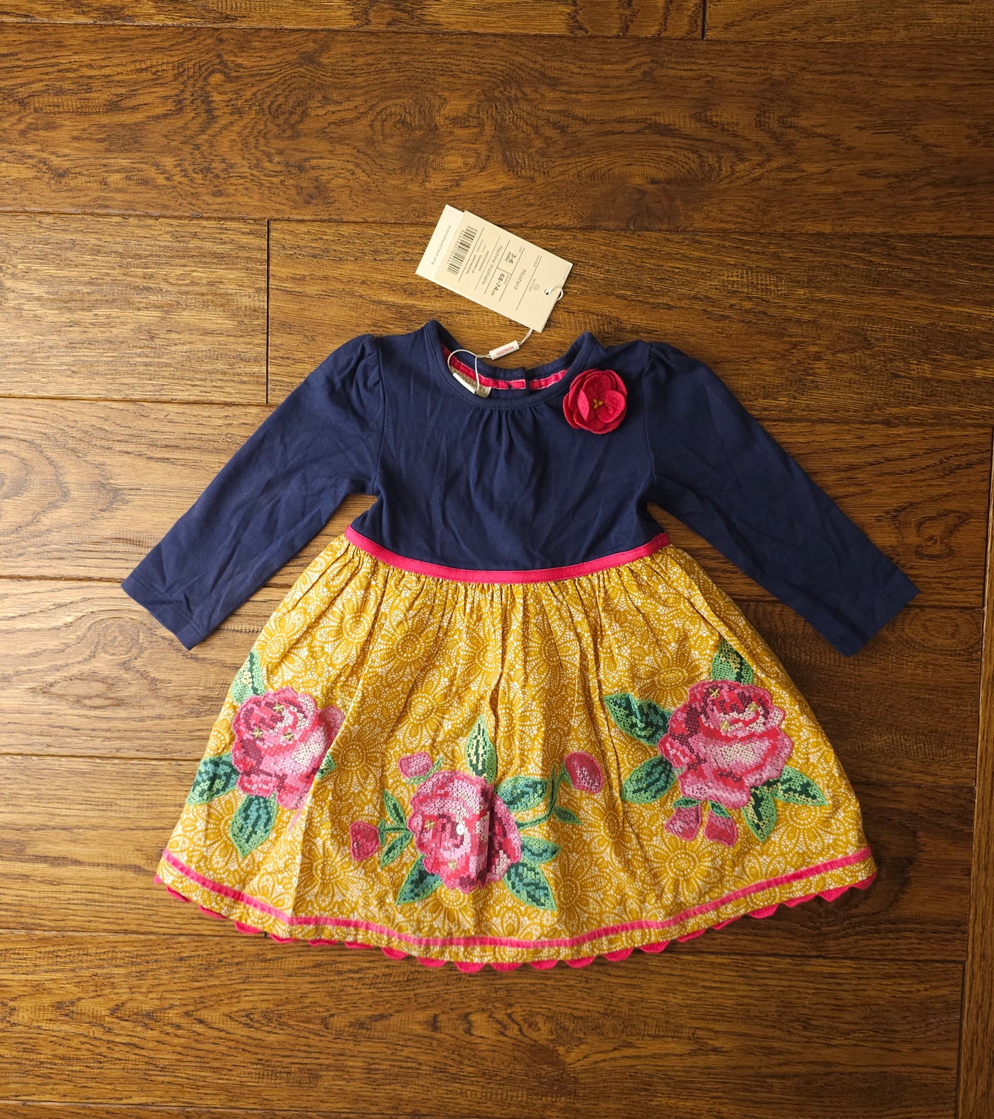 Monsoon Rose Flower Dress