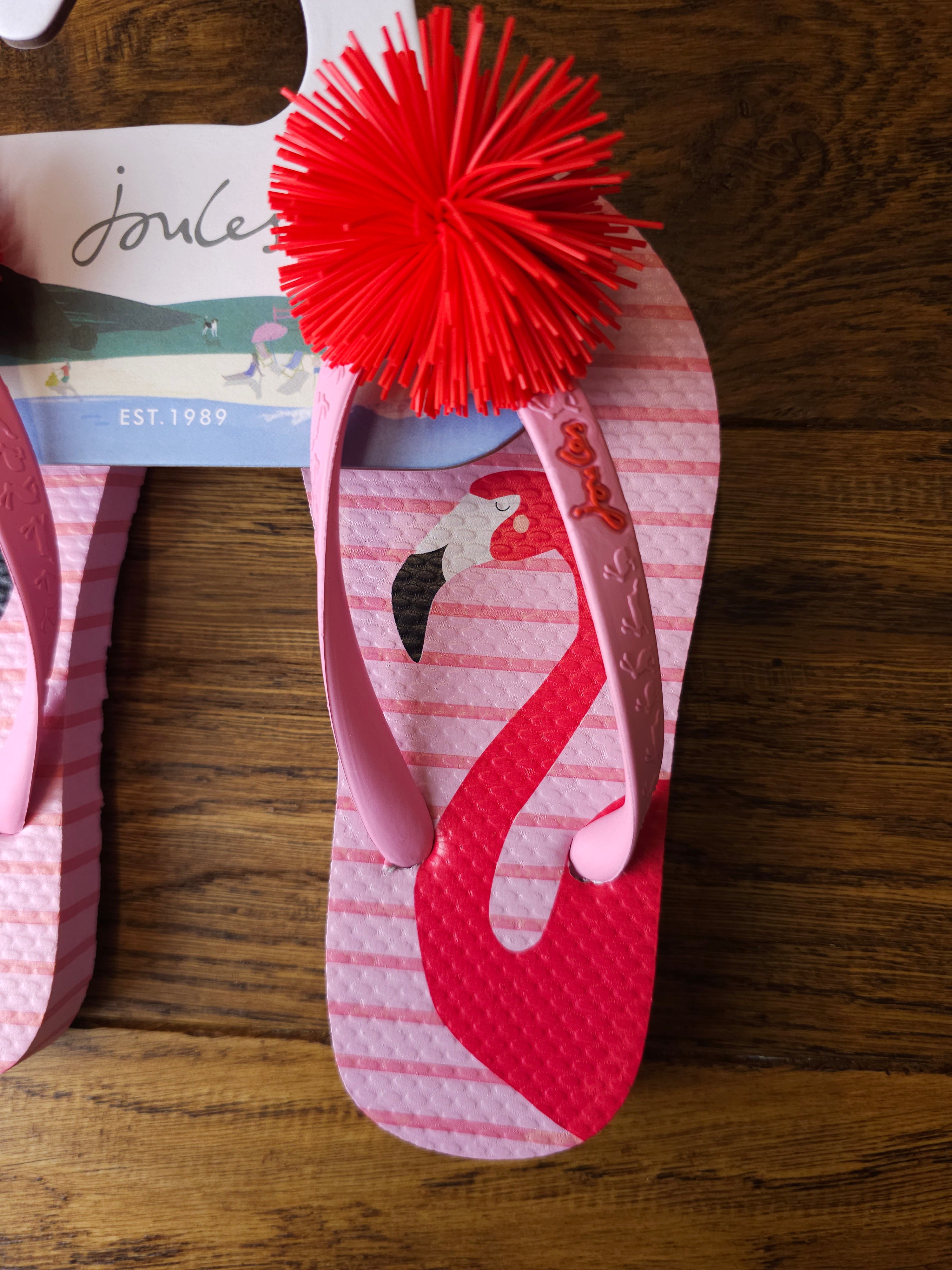 Joules kids best sale flip flops