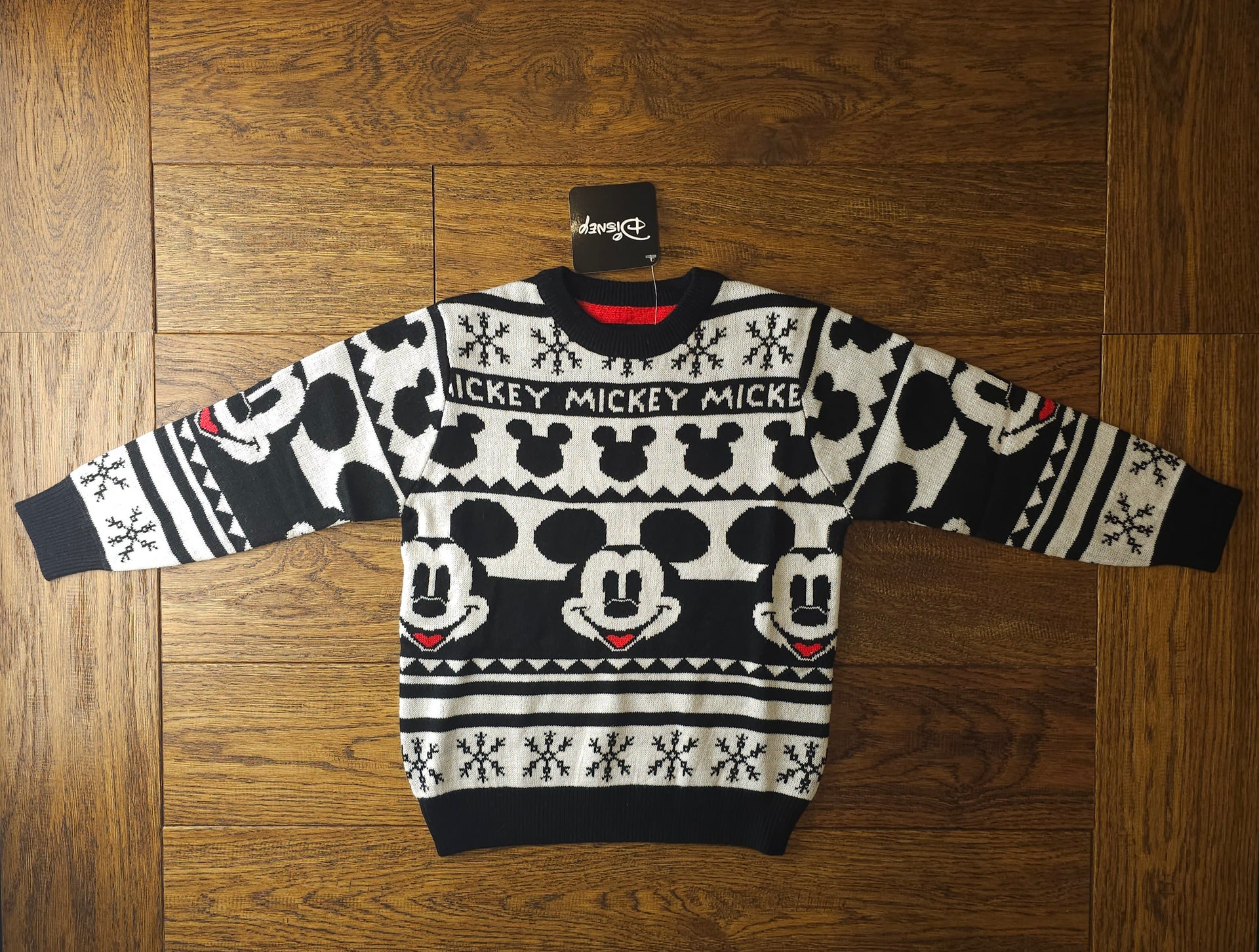 Pattern Mickey Mouse Christmas Hoodie Disney Mickey Mouse