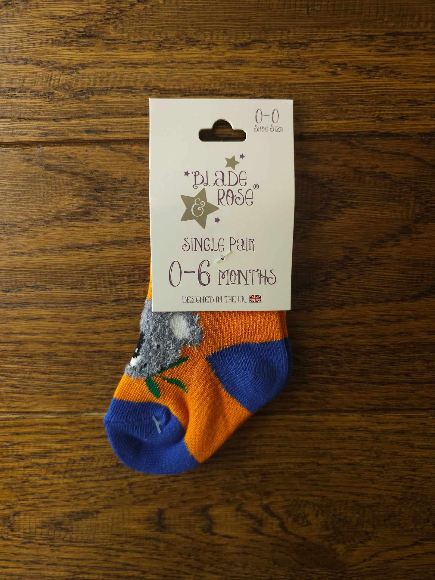 Blade and Rose Koala Socks 0-6 Months