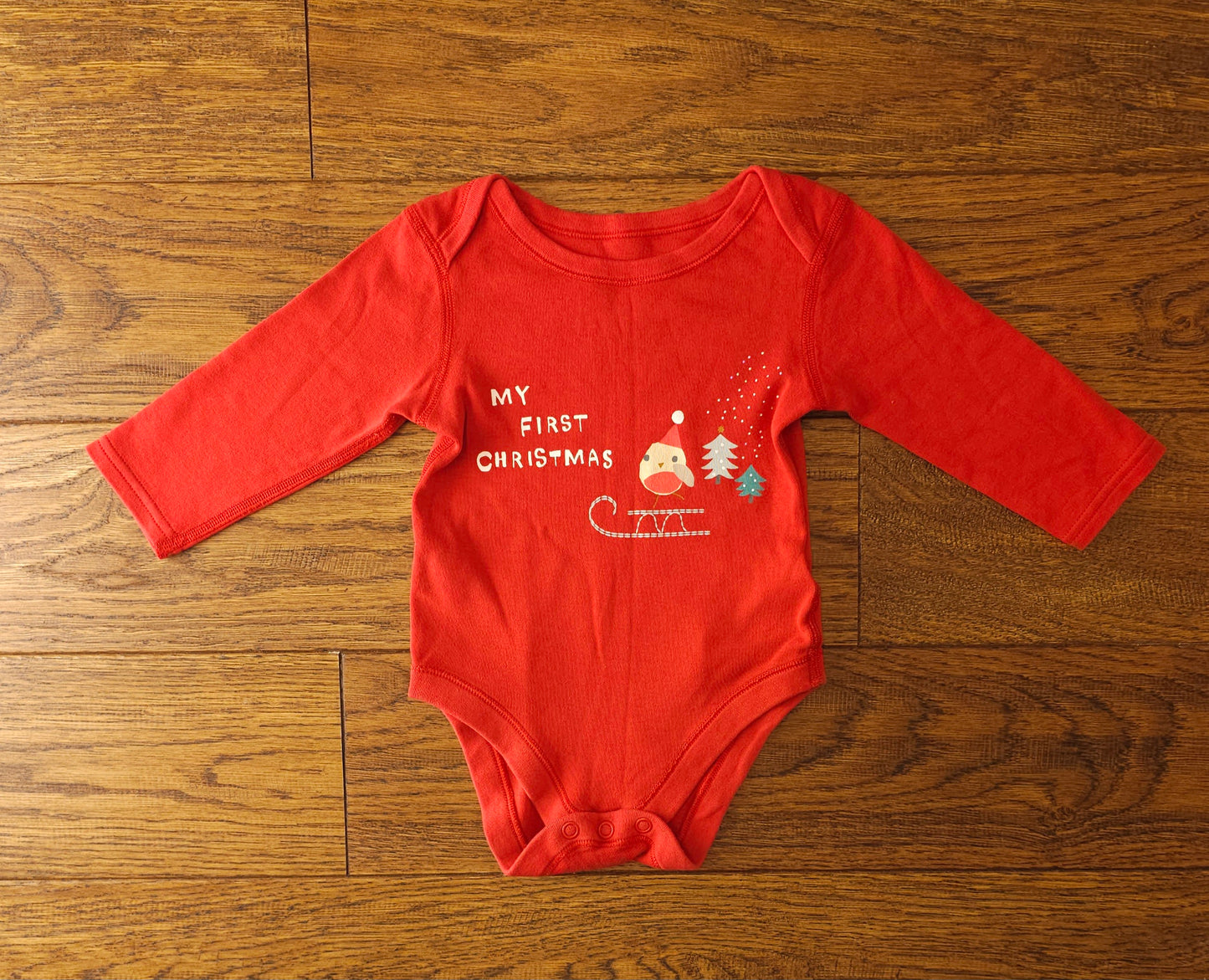 Marks and Spencer My First Christmas Bodysuit 6-9 Months