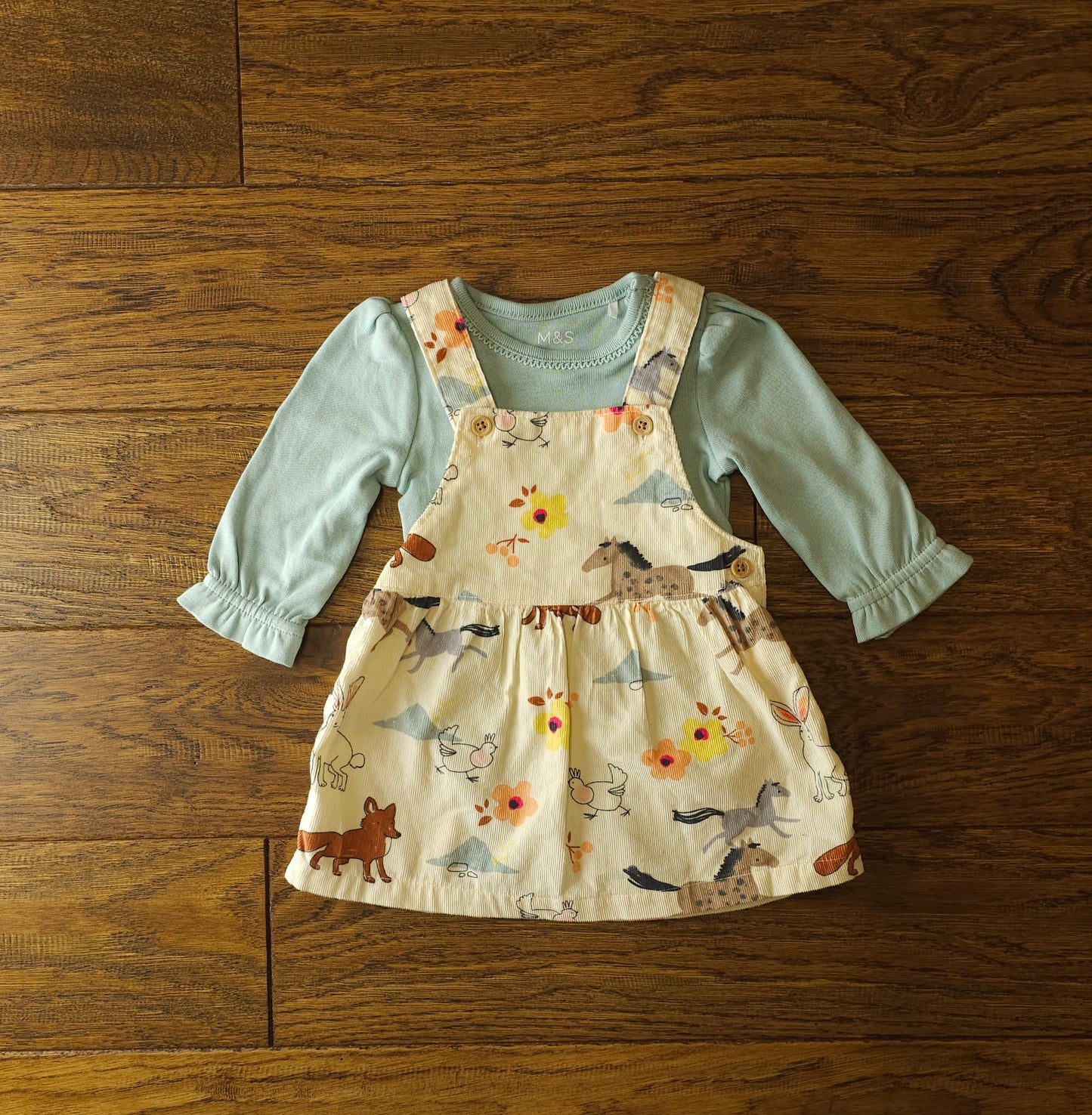 Marks and Spencer Animal Cord Dress Outfit