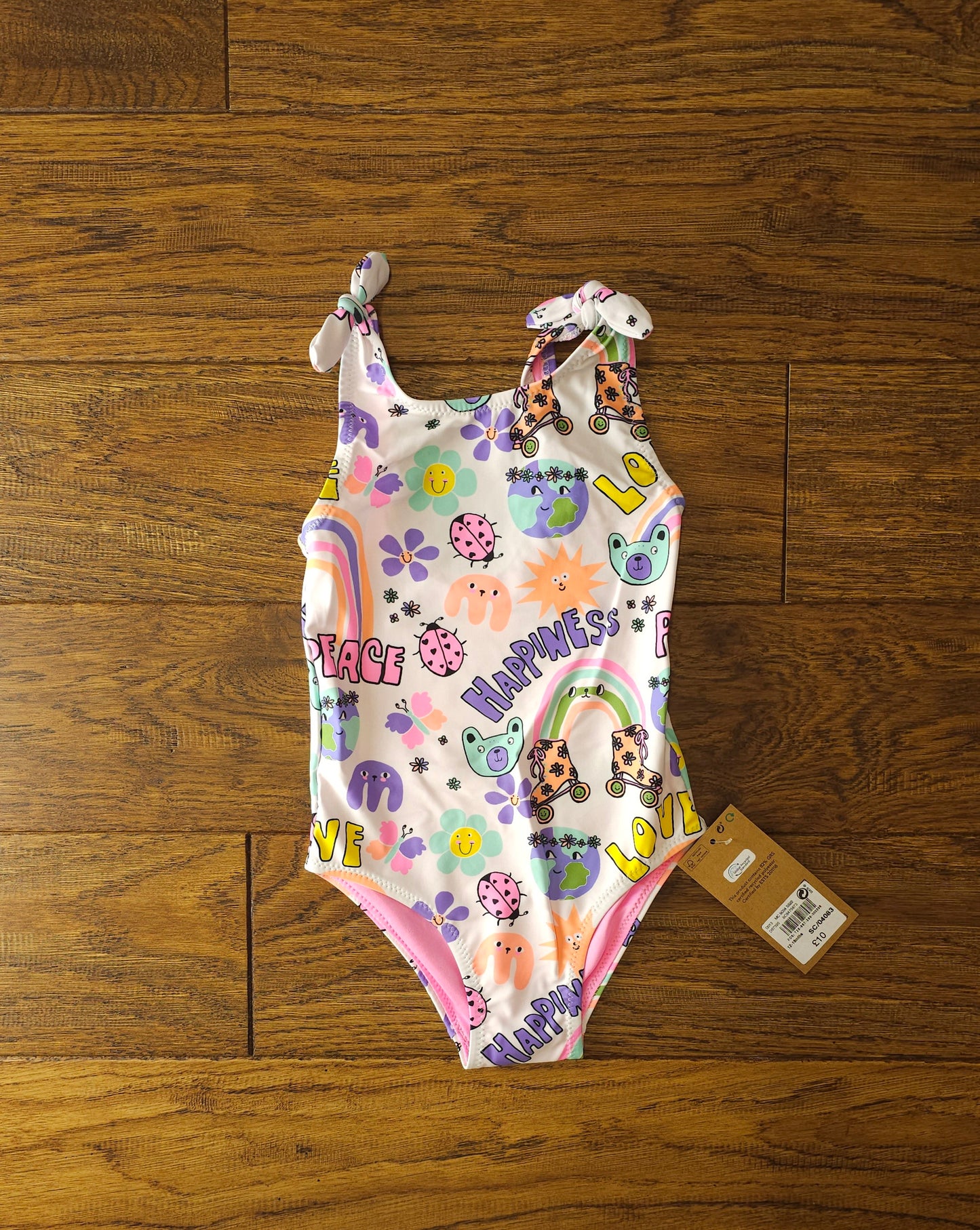 Next Peace Love Swimming Costume