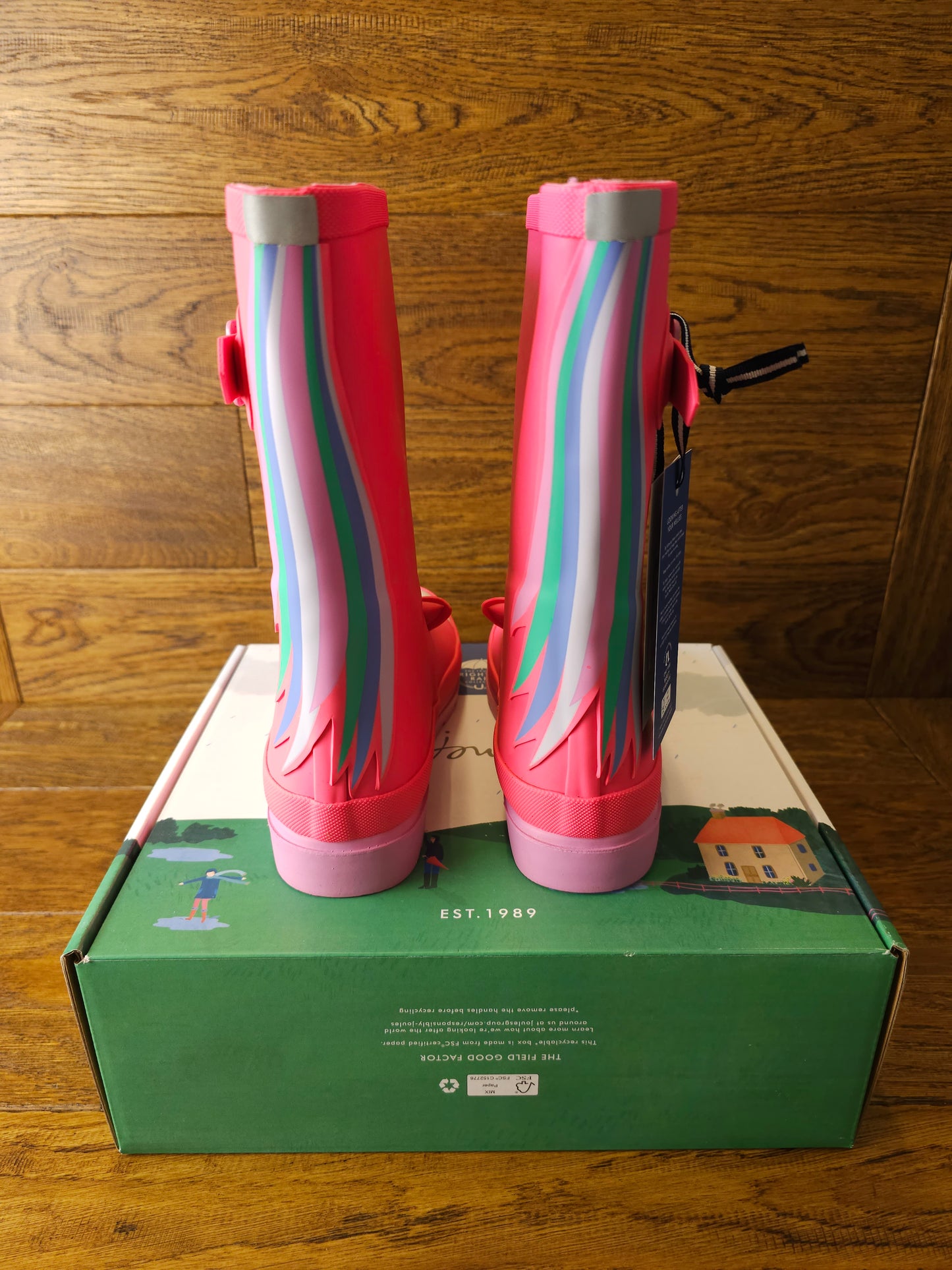 Joules Unicorn Welly Boots UK 1 Junior, UK 2 Junior, UK 3 Junior