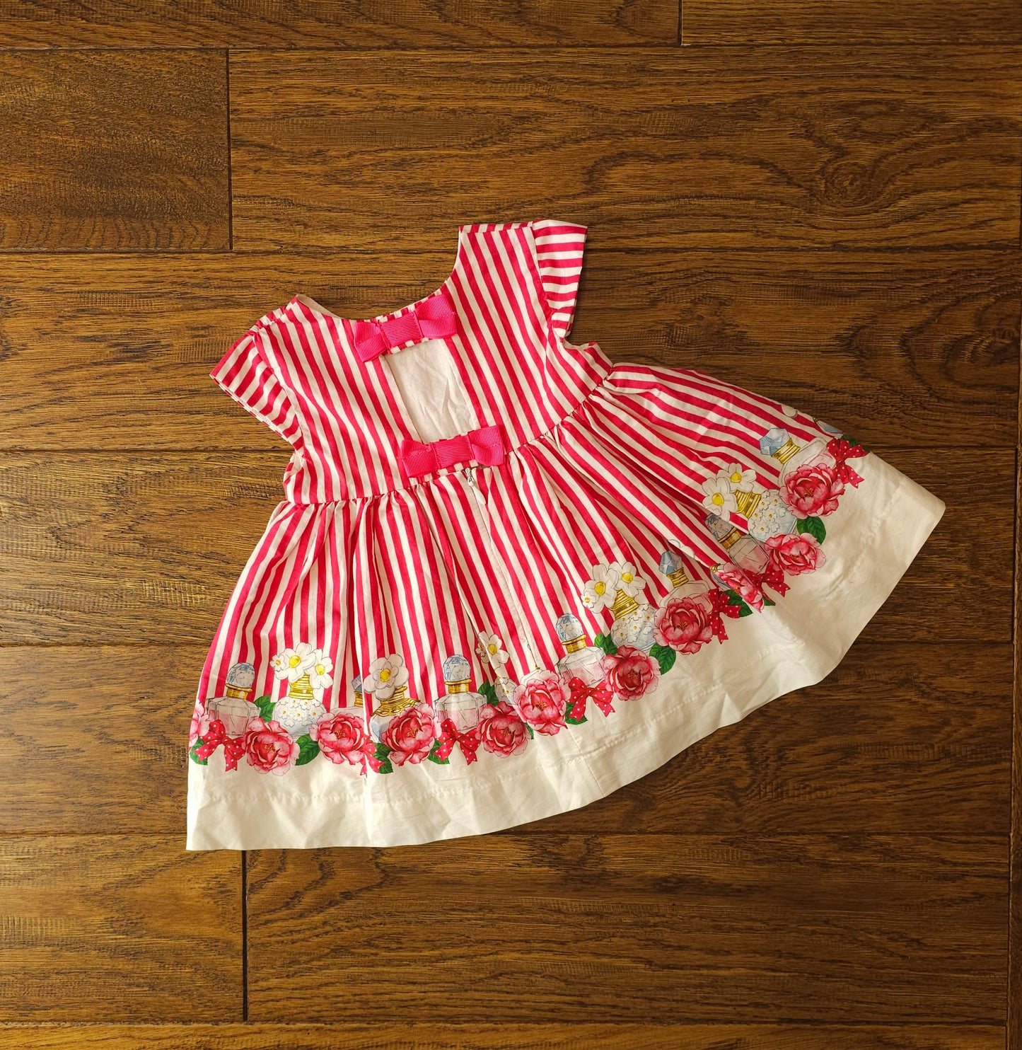 Mayoral Floral Stripe Dress