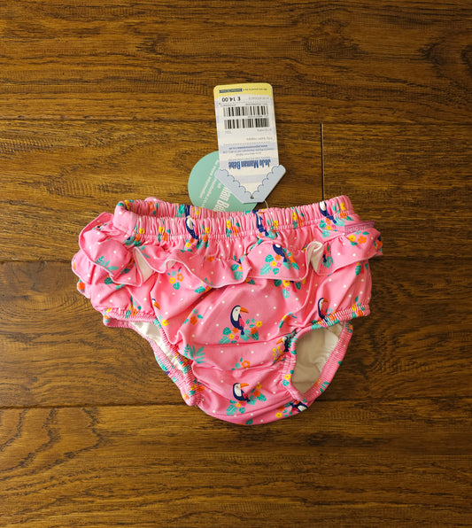 Jojo Maman Frilly Toucan Swimming Nappy 3-6 Months, 6-12 Months, 1-2 Years