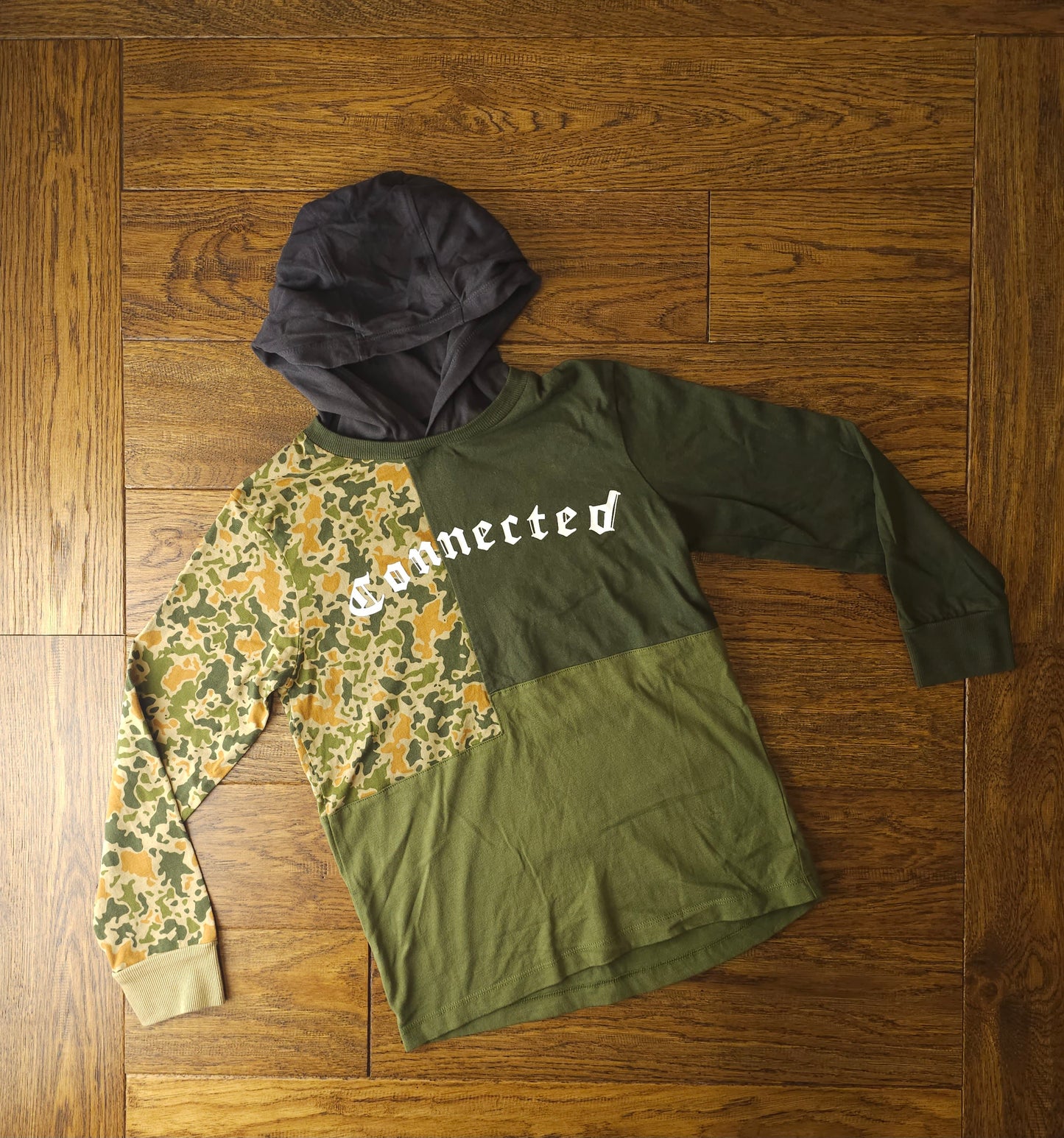 Next 'Connected' Hooded Camo Top 8 Years