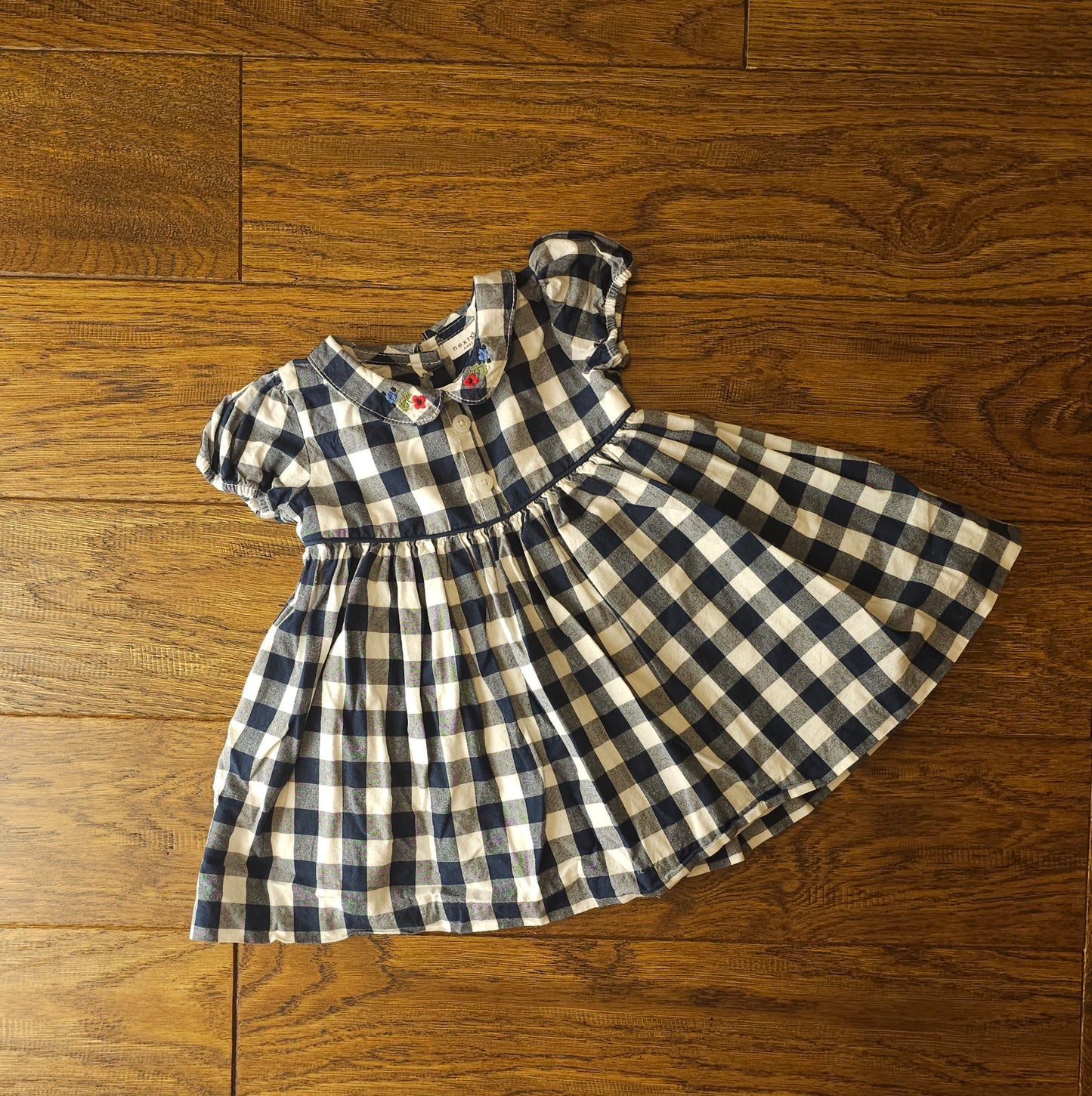 Next Collared Gingham Dress 0-3 Months