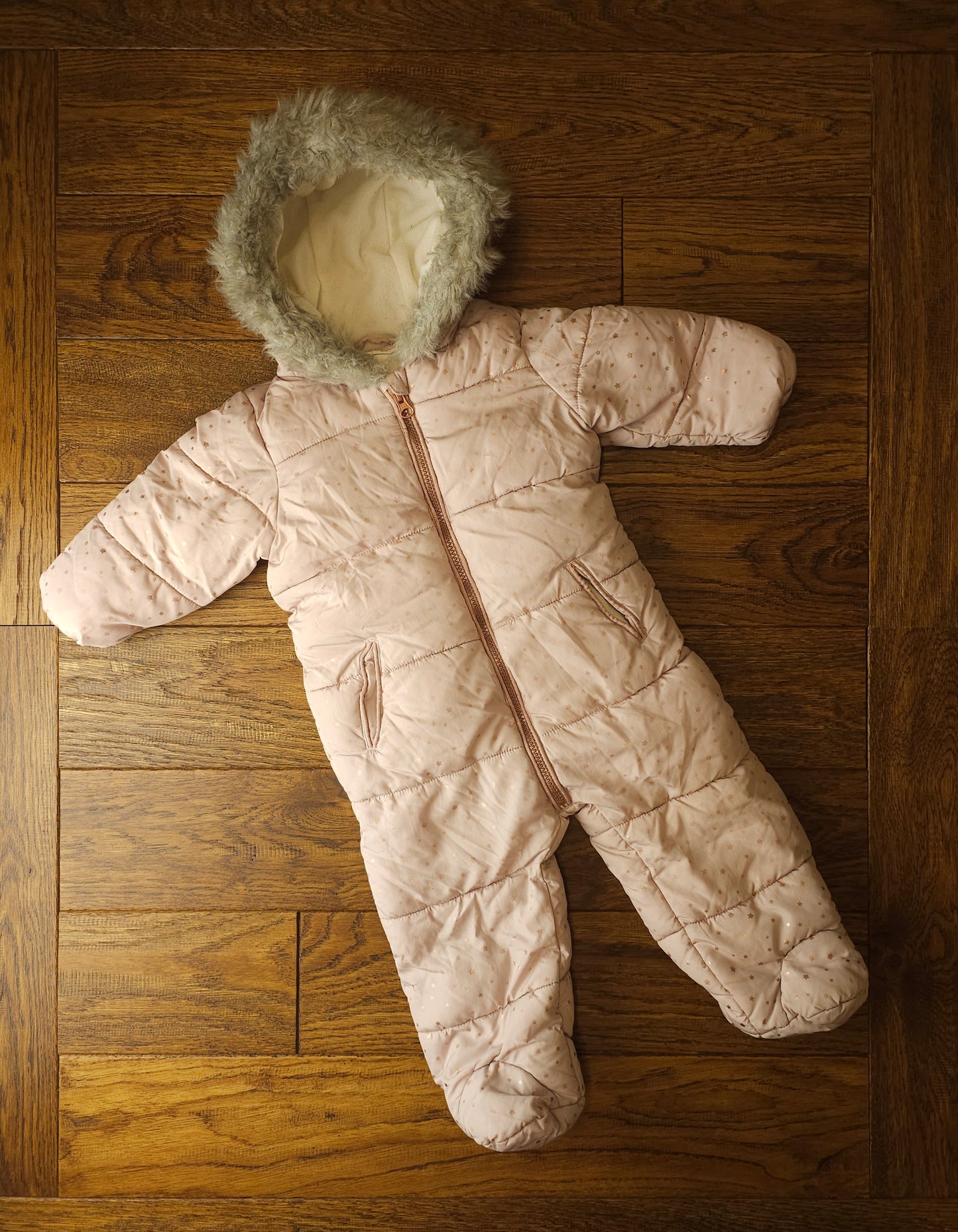 Next Starry Snowsuit Pramsuit 9-12 Months