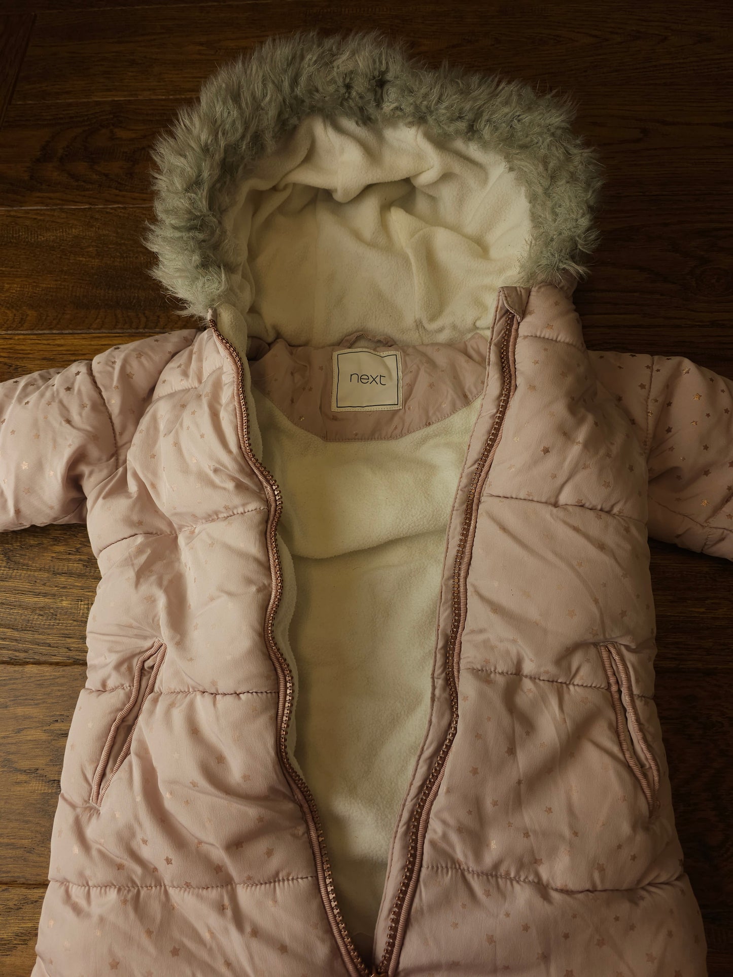 Next Starry Snowsuit Pramsuit 9-12 Months