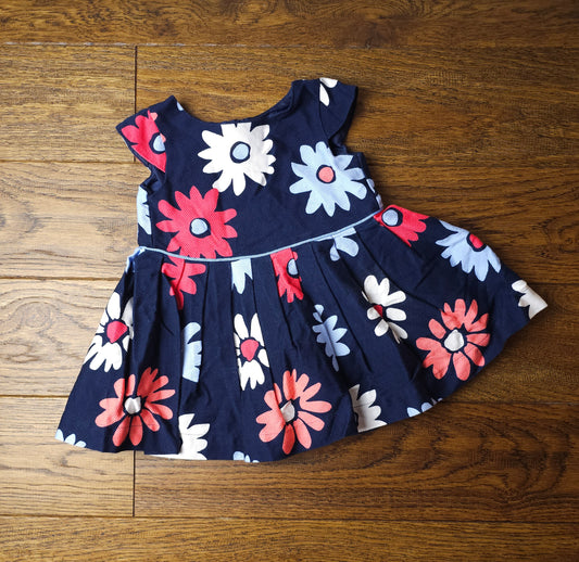 Jasper Conran Smart Bold Flower Dress 6-9 Months