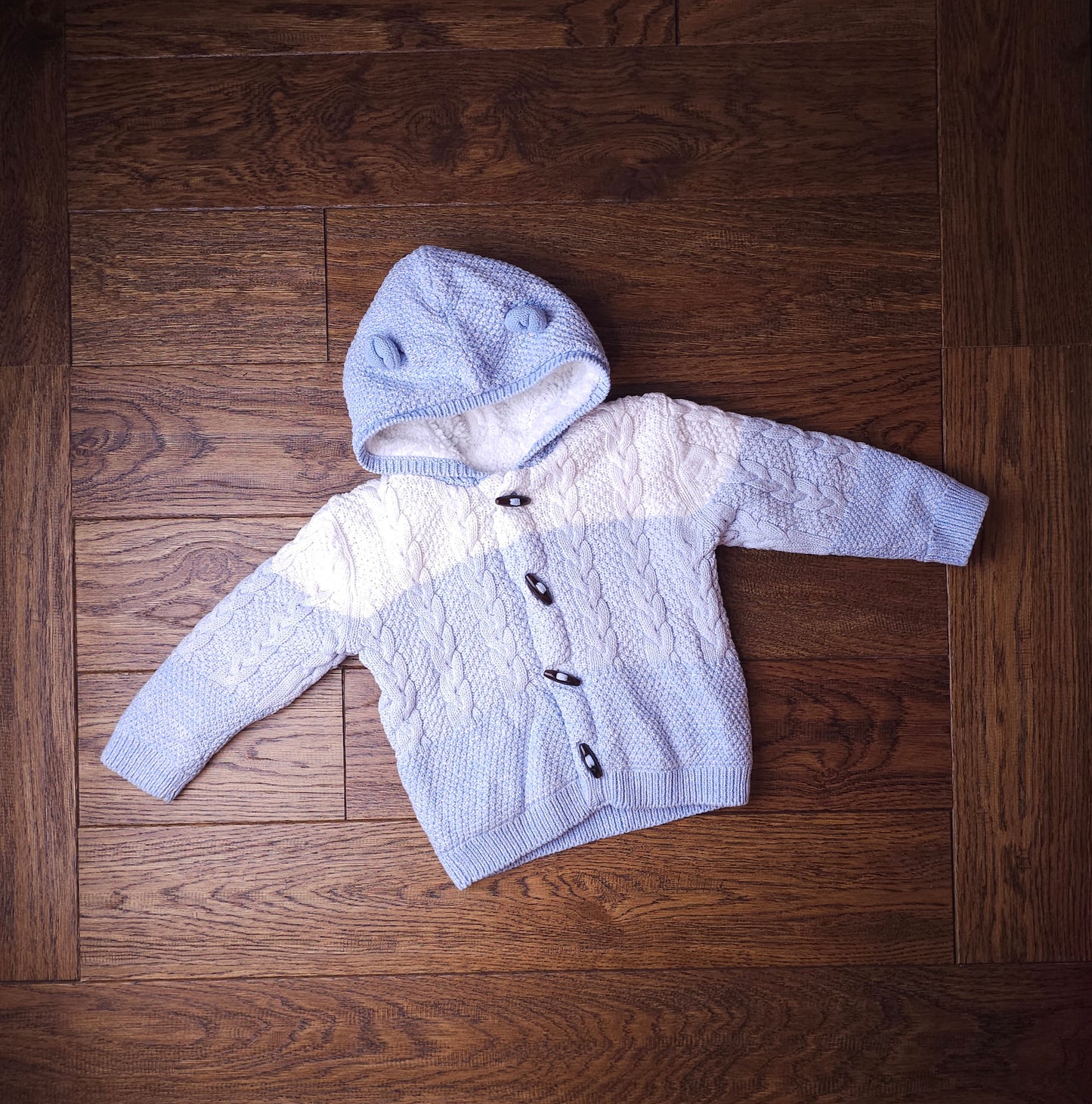 Nutmeg Hooded Cardigan Jacket 12-18 Months