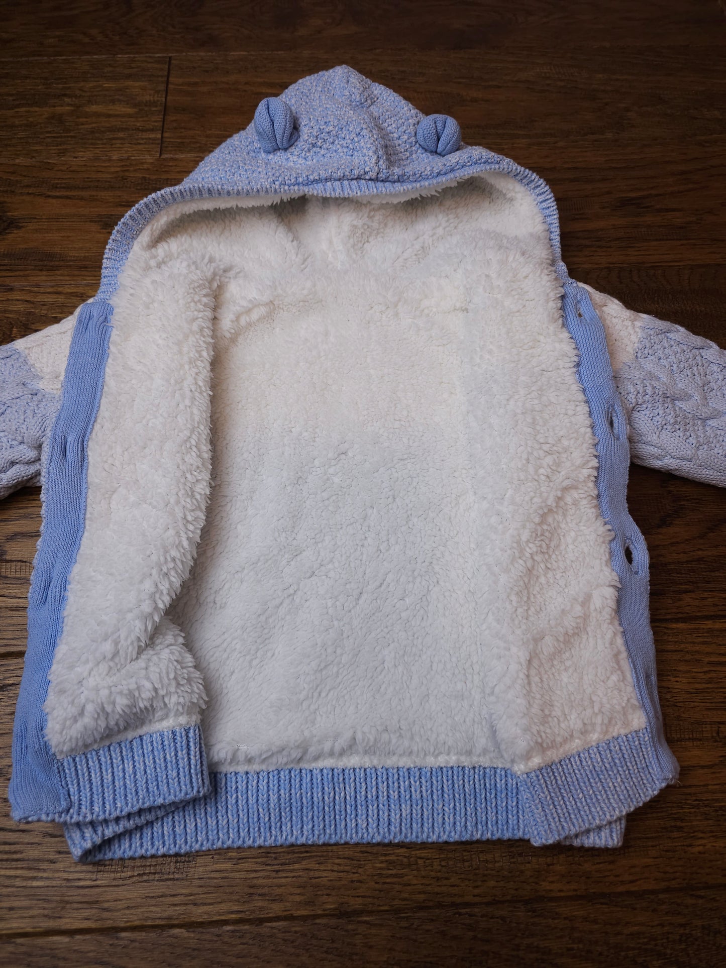 Nutmeg Hooded Cardigan Jacket 12-18 Months