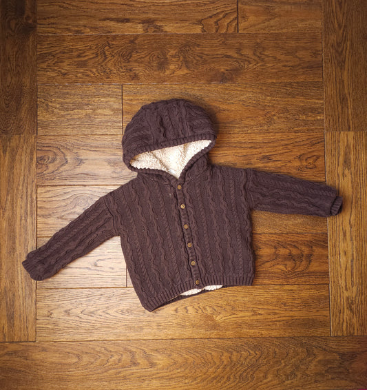 Next Hooded Cardigan Jacket 18-24 Months