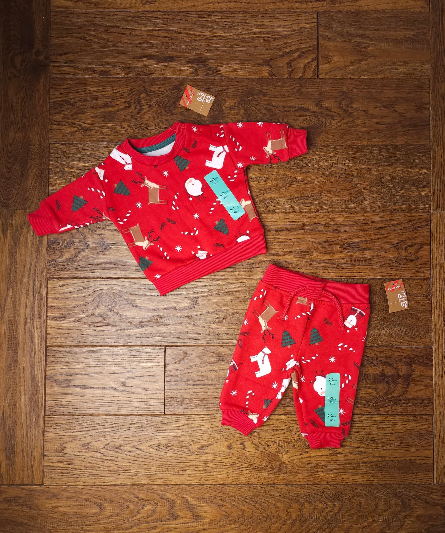 Primark Santa Christmas Outfit 0-3 Months