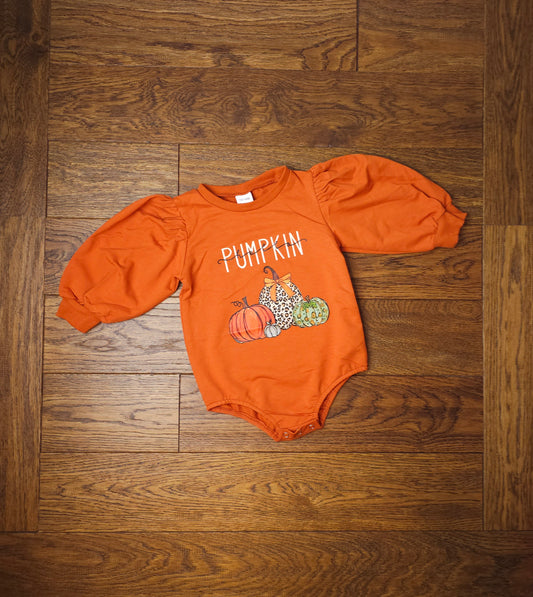 PatPat Pumpkin Romper Jersey Bodysuit 0-3 Months, 3-6 Months, 6-9 Months, 9-12 Months, 12-18 Months