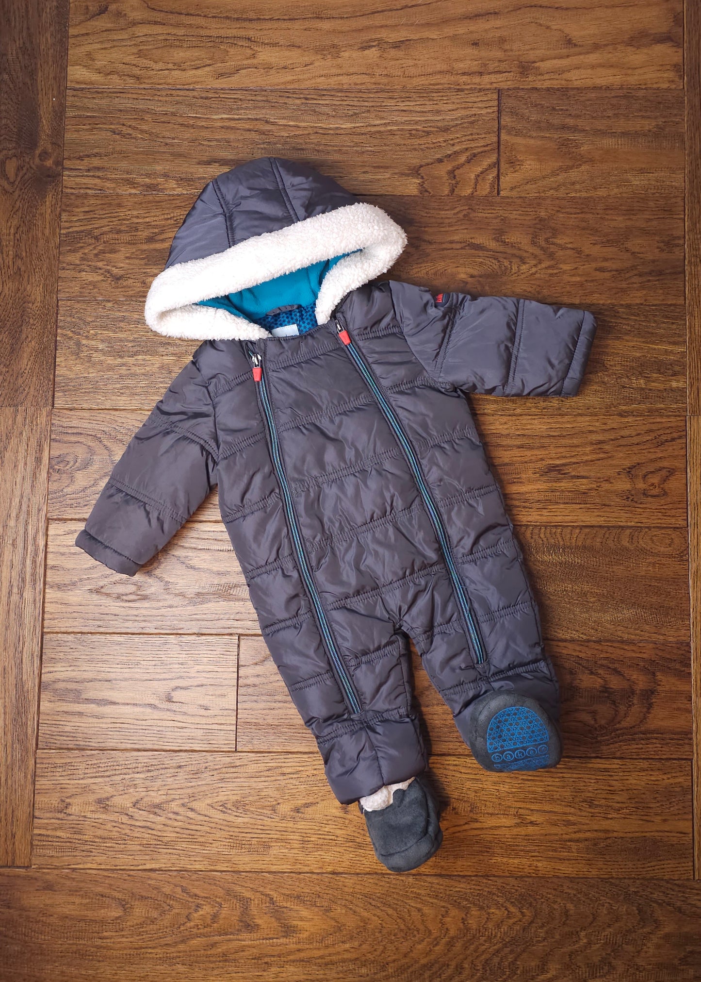 Ted Baker Snowsuit Pramsuit With Detachable Boots 3-6 Months.