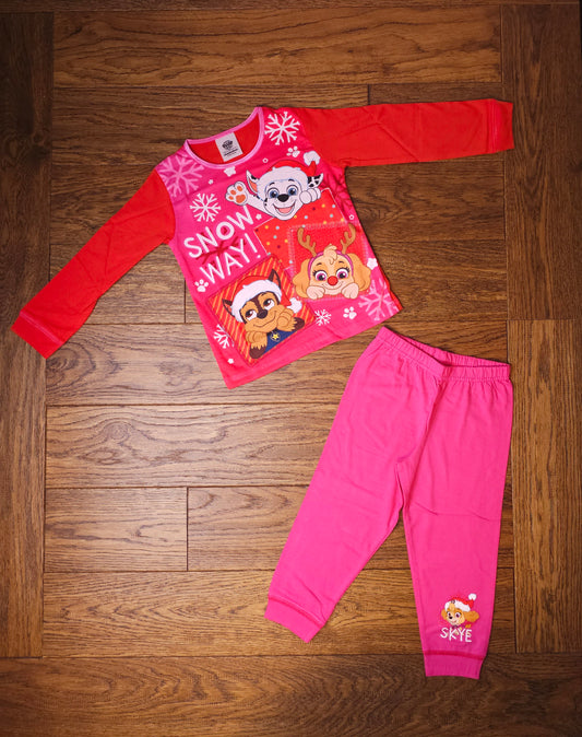 Official Paw Patrol Christmas Pyjamas 18-24 Months, 2-3 Years