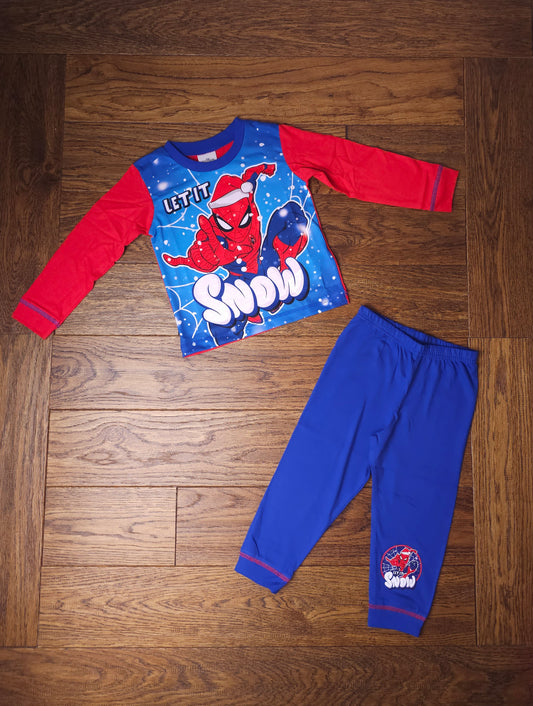 Official Spiderman Christmas Pyjamas 18-24 Months, 2-3 Years