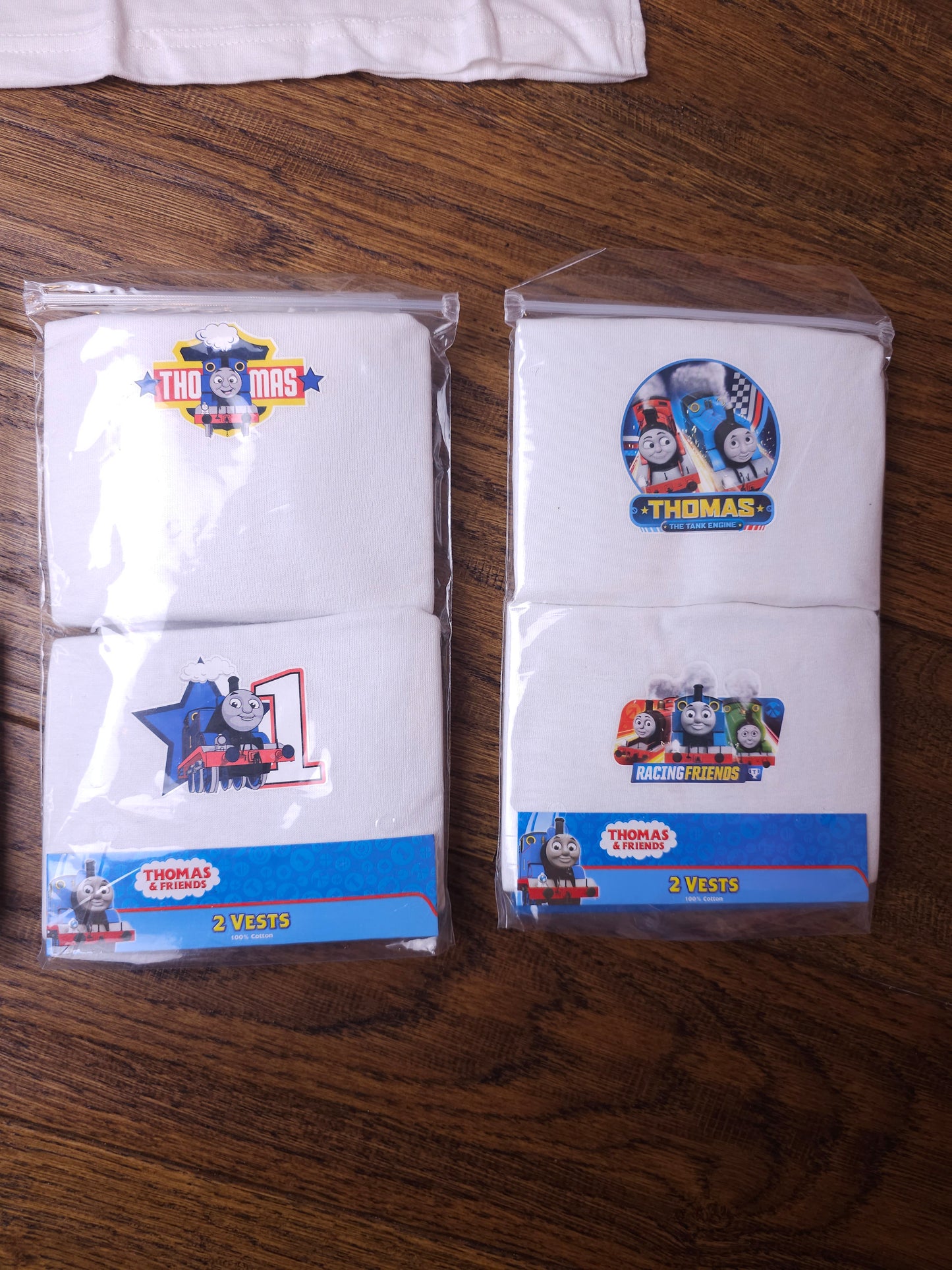 6x Official Thomas The Tank Engine Vests 18-24 Months, 2-3 Years, 3-4 Years, 4-5 Years