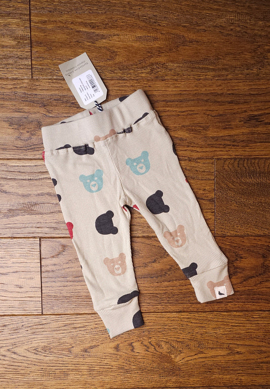 Turtledove London 100% Organic Cotton Bear Leggings 0-6 Months