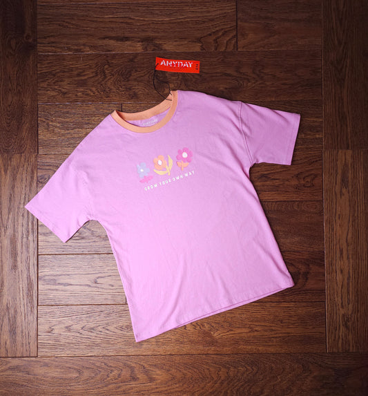 John Lewis Grow Your Own Way Flower T-Shirt 11 Years
