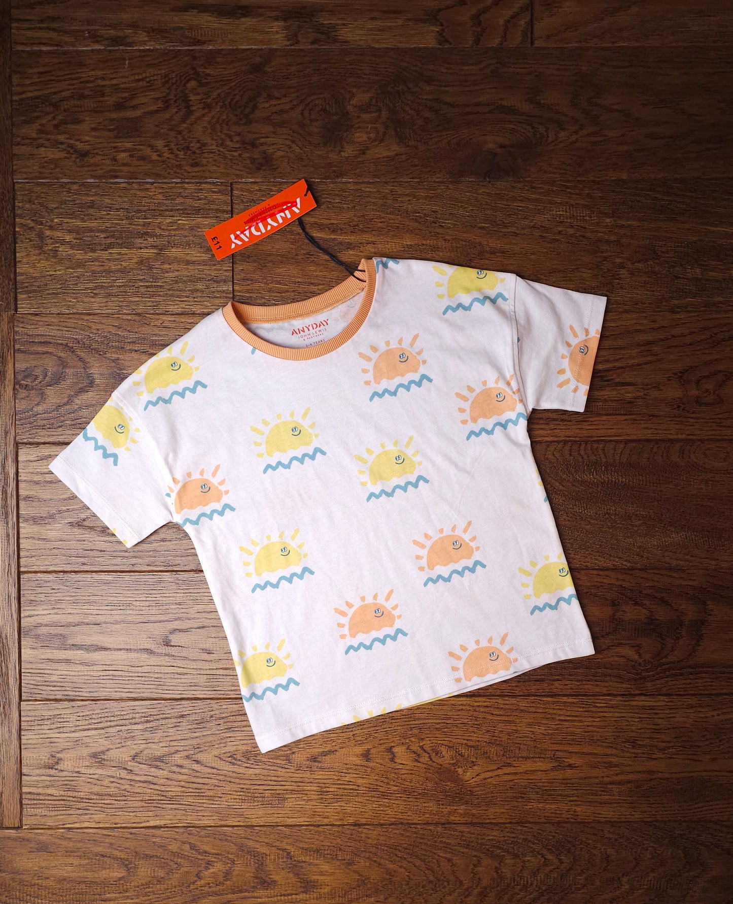 John Lewis Sunshine T-Shirt 3-4 Years