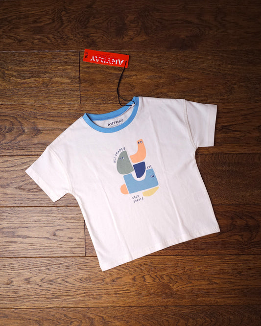 John Lewis All Shapes Are Good Shapes T-Shirt 12-18 Months