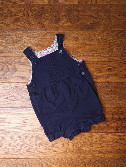 Jojo Maman Dungarees Romper 2-3 Years R