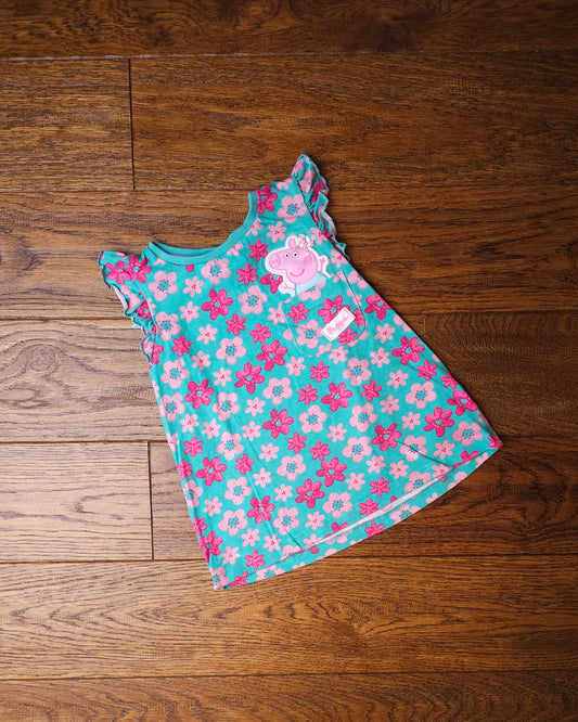 M&Co Peppa Pig Floral Top 2-3 Years R