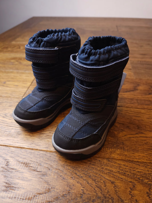 Next Thermal Velcro Winter Snow Boots UK 4 Infant