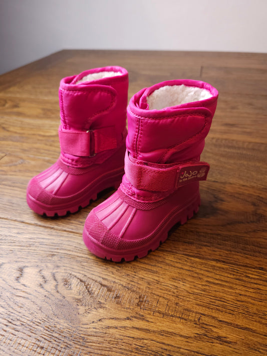 Jojo Maman In The Snow Thermal Winter Snow Boots UK 4 Infant