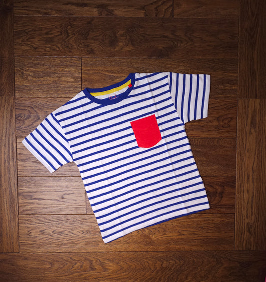 Boden Stripe Pocket T-Shirt 4-5 Years, 5-6 Years