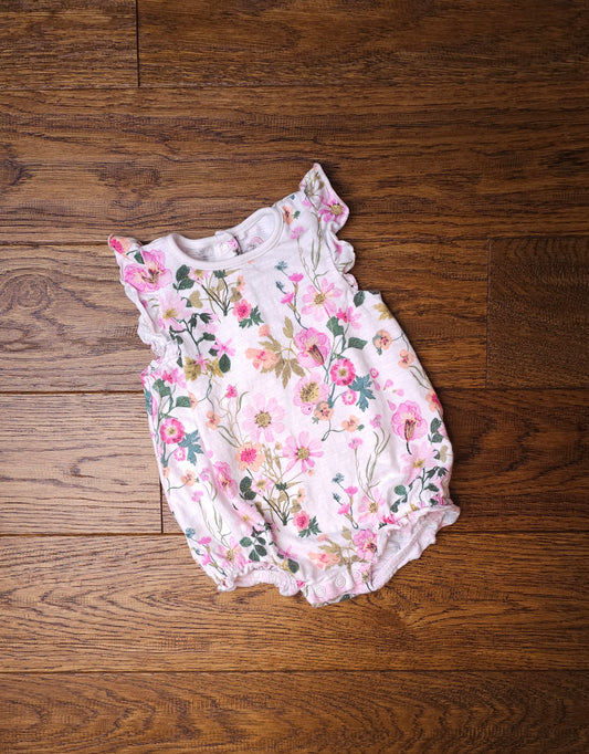 Next Floral Romper 3-6 Months