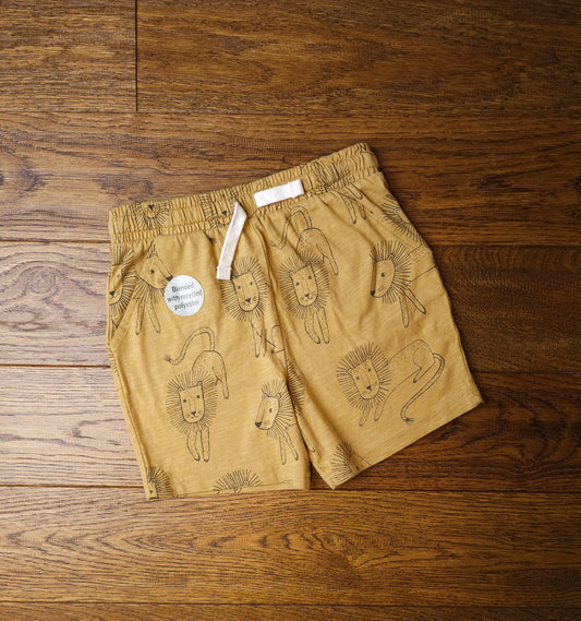 TU 100% Cotton Lion Shorts 5-6 Years