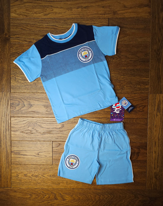 Official Manchester City Football Pyjamas 3-4 Years, 4-5 Years, 5-6 Years, 6-7 Years, 10-11 Years