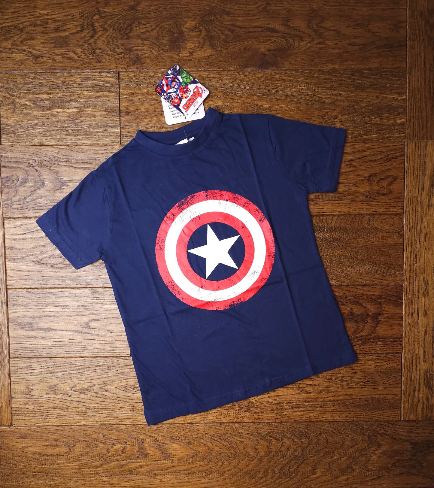 Official Marvel Captain America T-Shirt 6-7 Years, 7-8 Years, 8-9 Years, 9-10 Years