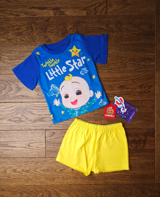 Official Cocomelon Twinkle Twinkle Little Star Shortie Pyjamas 12-18 Months, 18-24 Months