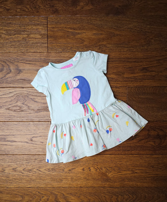 Joules Fruit Toucan Dress 3-6 Months
