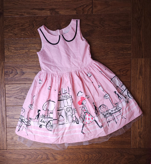 Next French Cafe Boutique Dress 7 Years