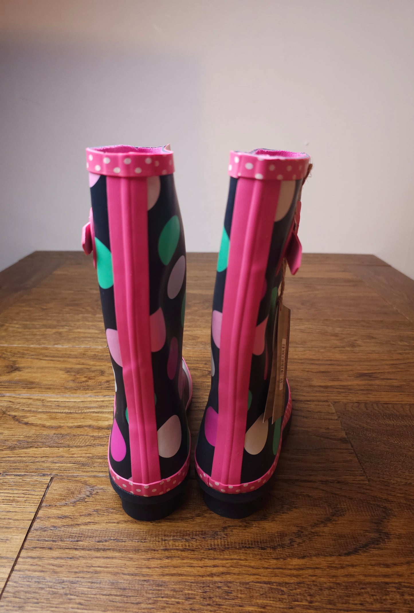 Cotswold Polkadot Dotty Welly Wellington Boots, UK 12 Child, UK 13 Child, UK 2 Junior, UK 4 Junior