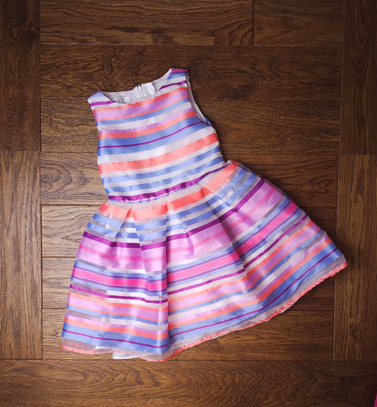 Jasper Contran Striped Dress 6 Years M