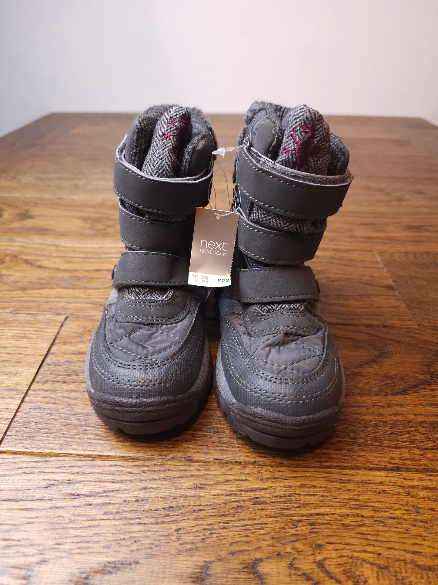 Next Water Resistant Winter Boots UK 10 Child