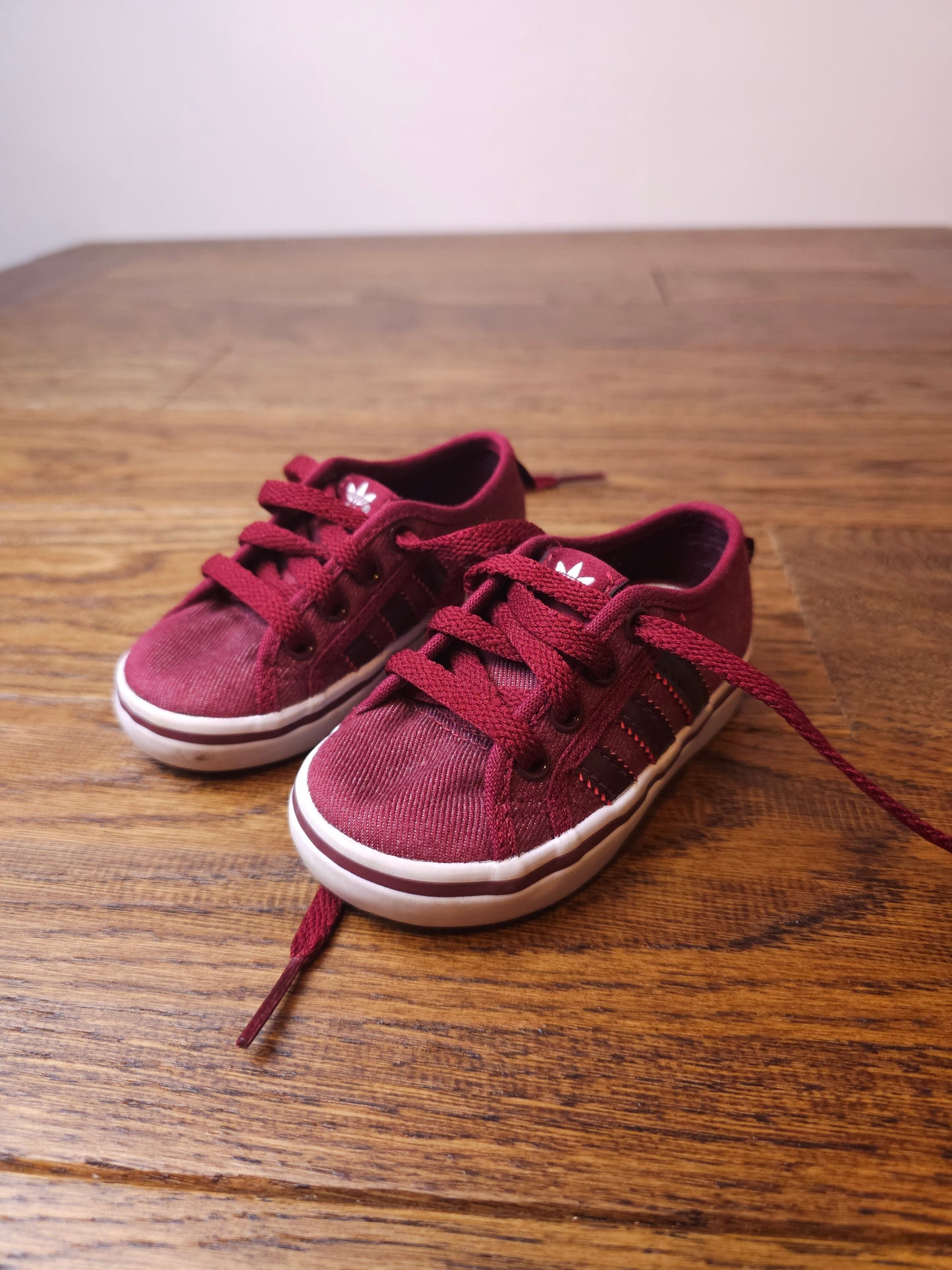 Adidas Originals Nizza Canvas Trainers UK 4 Infant