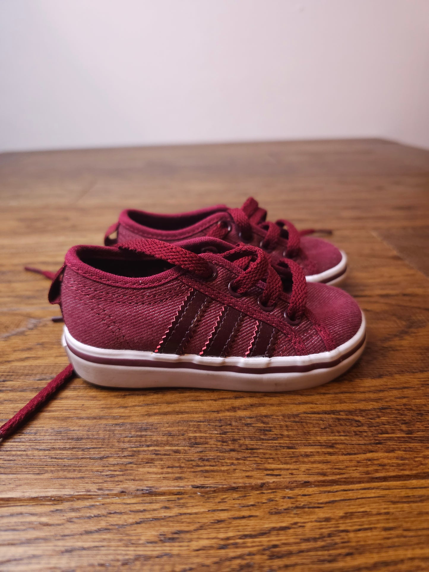 Adidas Originals Nizza Canvas Trainers UK 4 Infant
