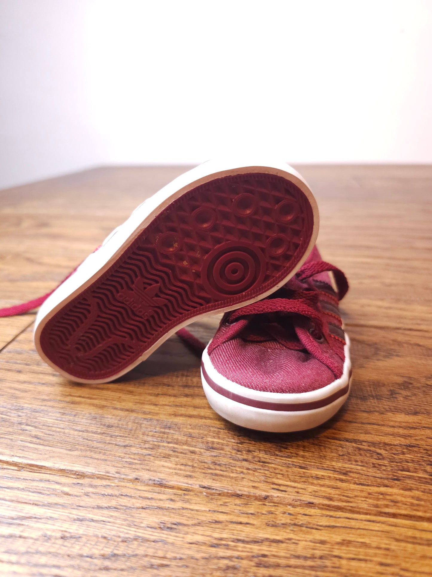Adidas Originals Nizza Canvas Trainers UK 4 Infant