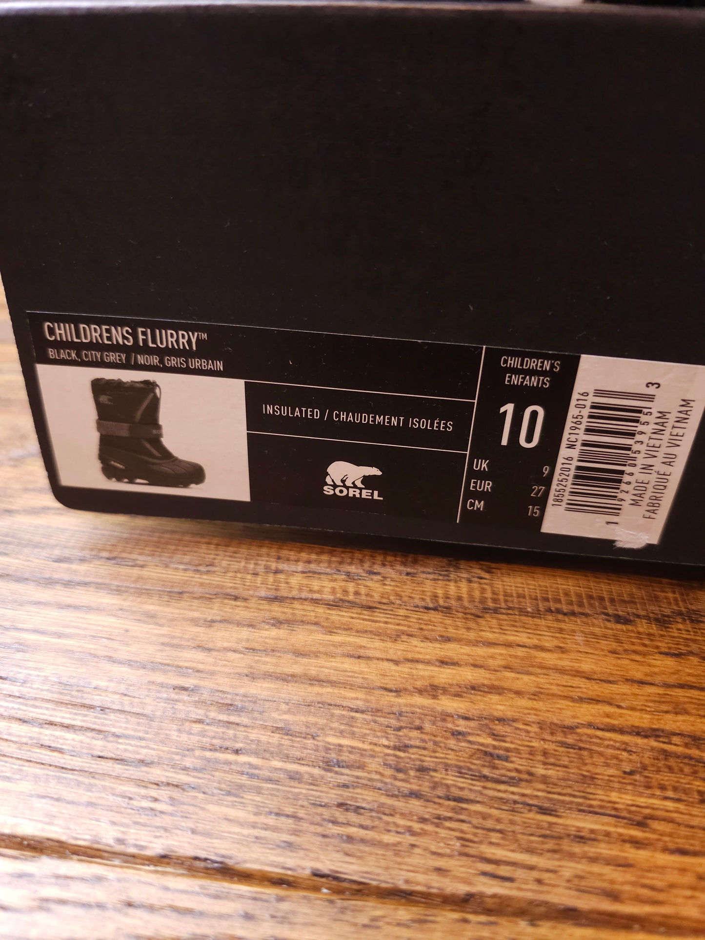 Sorel Flurry Insulated Winter Thermal Snow Boots UK 9 Child