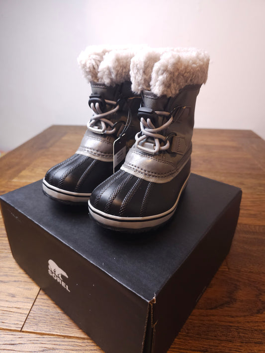 Sorel Yoot Pac Waterproof Insulated Winter Snow Boots UK 9 Child